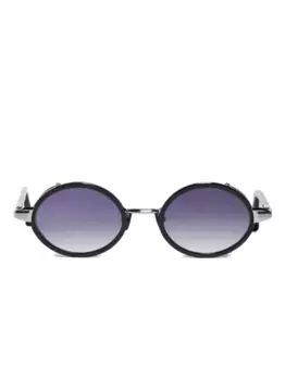 Солнцезащитные очки Steve в круглой оправе John Dalia, черный