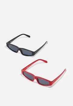 Солнцезащитные очки SUNGLASSES LEFKADA UNISEX 2 PACK Urban Classics, цвет black/red