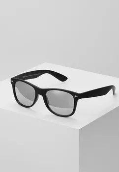 Солнцезащитные очки Sunglasses Likoma Mirror With Chain Urban Classics, черный/серебристый