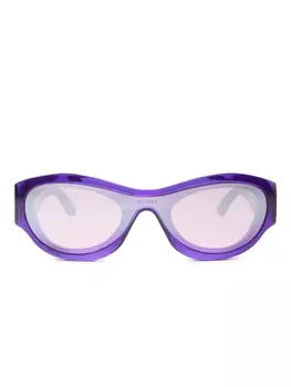 Солнцезащитные очки Sunnei в геометрической оправе, фиолетовый