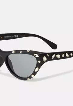 Солнцезащитные очки Swarovski, черные