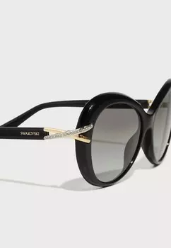 Солнцезащитные очки Swarovski, черный