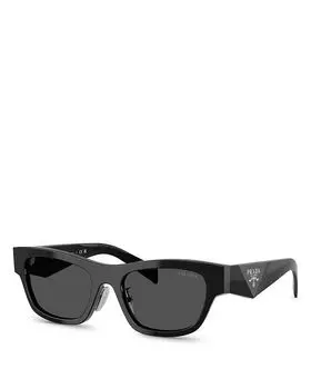 Солнцезащитные очки Symbole Butterfly, 53 мм Prada, черный