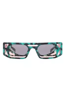 Солнцезащитные очки T9 в прямоугольной оправе Kuboraum, синий