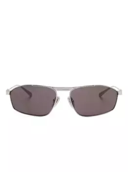 Солнцезащитные очки Tag 3.0 в D-образной оправе Balenciaga Eyewear, серебяный