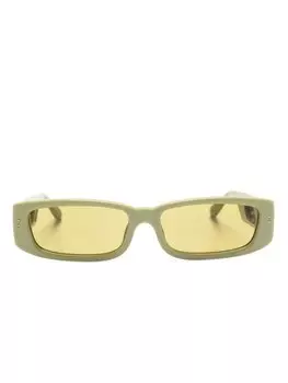 Солнцезащитные очки Talita в прямоугольной оправе Linda Farrow, зеленый