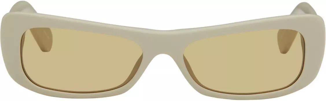 Солнцезащитные очки Taupe La Casa,'Les lunettes Capri' JACQUEMUS, Matte putty/Silver