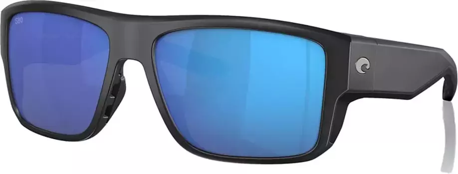 Солнцезащитные очки Taxman 580G для взрослых Costa Del Mar, цвет Matte Black/Blue Mirror