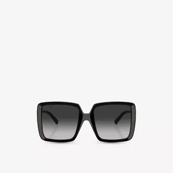 Солнцезащитные очки Tf4212U в квадратной оправе из ацетата и металла Tiffany & Co, черный