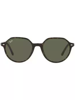 Солнцезащитные очки Thalia в круглой оправе Ray-Ban, зеленый
