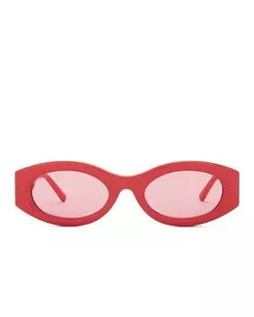 Солнцезащитные очки The Attico Berta Oval, цвет Coral