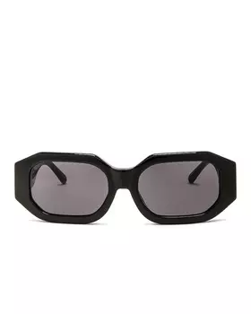 Солнцезащитные очки The Attico Blake In Black, черный