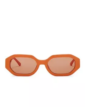 Солнцезащитные очки The Attico Irene Geometric, оранжевый
