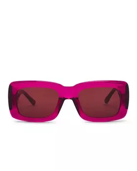 Солнцезащитные очки The Attico Marfa, цвет Maroon