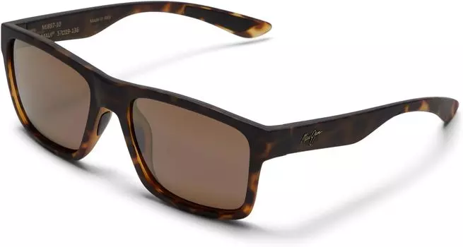 Солнцезащитные очки The Flats Maui Jim, цвет Black/Tortoise Lower Rim/Hcl Bronze Polarized