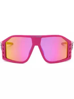 Солнцезащитные очки The Wave Gen X.02 в массивной оправе Plein Sport, розовый