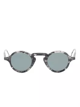 Солнцезащитные очки Thom Browne Eyewear в круглой оправе, серый