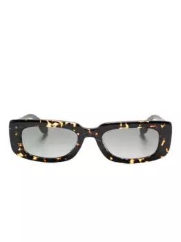 Солнцезащитные очки Thrive 017 в прямоугольной оправе GIGI STUDIOS, коричневый