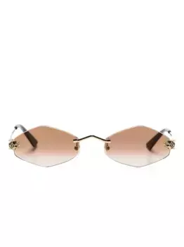 Солнцезащитные очки Tiger Head Cartier Eyewear, золотой