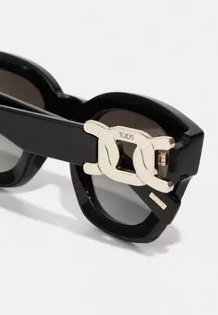 Солнцезащитные очки Tod's, блестящие черные
