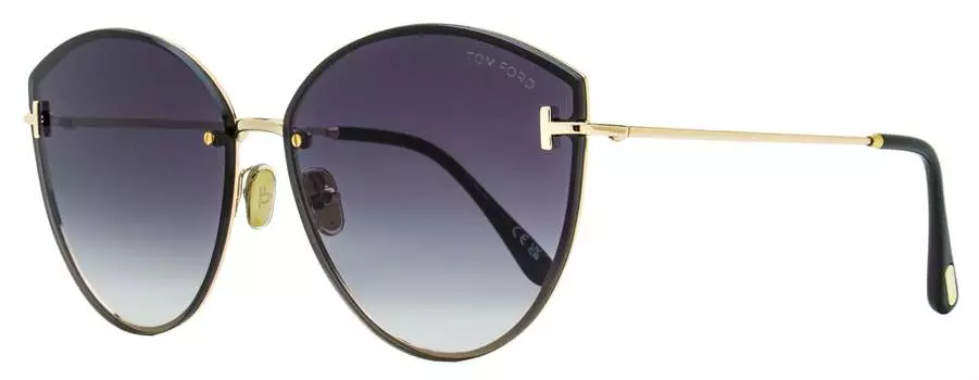 Солнцезащитные очки Tom Ford Evangeline женские TF1106 28B золото/черный 63 мм