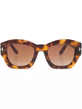 Солнцезащитные очки TOM FORD Eyewear Guilliana, коричневый