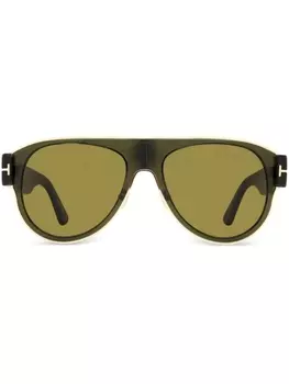 Солнцезащитные очки TOM FORD Eyewear Lyle-02, зеленый
