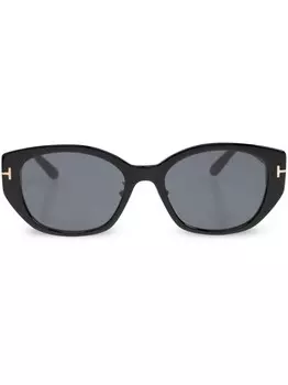 Солнцезащитные очки TOM FORD Eyewear с Т-образным шарниром, черный