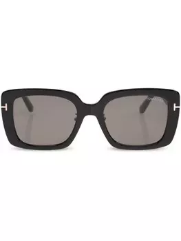 Солнцезащитные очки TOM FORD Eyewear с Т-образным шарниром, черный