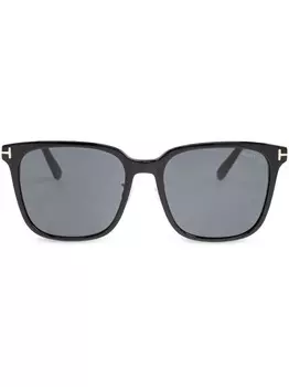 Солнцезащитные очки TOM FORD Eyewear в квадратной оправе, черный