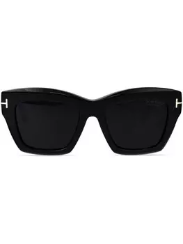 Солнцезащитные очки TOM FORD Eyewear в квадратной оправе, черный