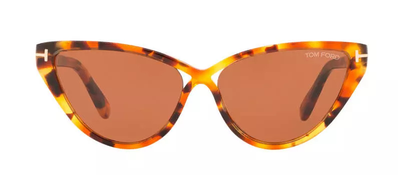 Солнцезащитные очки Tom Ford FT0740 55E «кошачий глаз», цвет multi