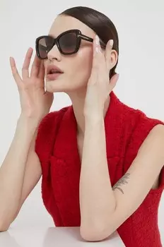 Солнцезащитные очки Tom Ford, коричневый