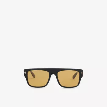 Солнцезащитные очки Tom Ford квадратные из ацетата, мультиколор