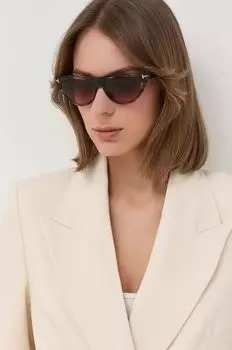 Солнцезащитные очки Тома Форда Tom Ford, коричневый