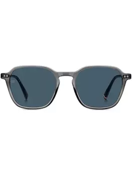 Солнцезащитные очки Tommy Hilfiger в круглой оправе, серый