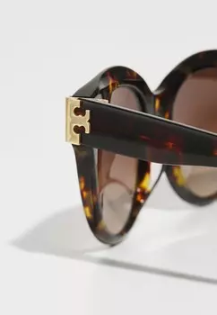 Солнцезащитные очки Tory Burch, коричневый