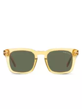 Солнцезащитные очки TR001097 в квадратной оправе TOM FORD Eyewear, желтый