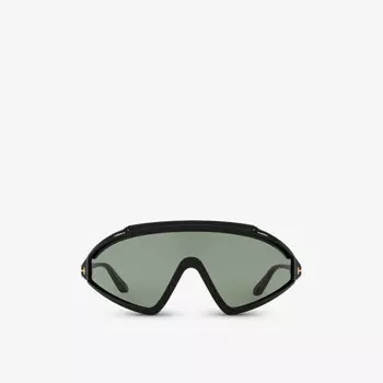 Солнцезащитные очки Tr001754 Lorna в нестандартной оправе из ацетата Tom Ford, черный