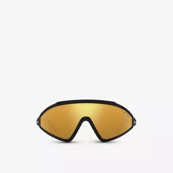 Солнцезащитные очки Tr001794 в квадратной оправе из ацетата Tom Ford, черный