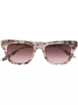 Солнцезащитные очки трапециевидной формы Barton Perreira, розовый