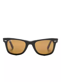 Солнцезащитные очки трапециевидной формы Ray-Ban, черный