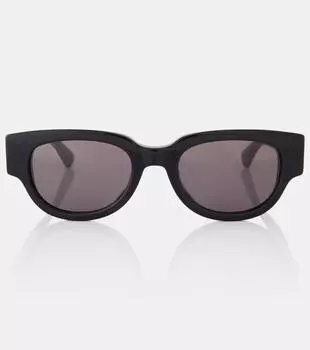 Солнцезащитные очки Triangle Bottega Veneta, Black-Grey-Grey