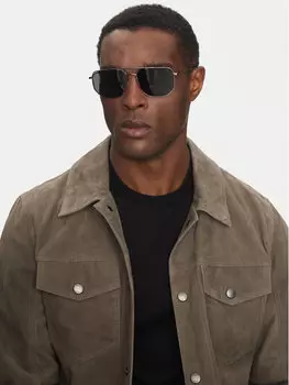 Солнцезащитные очки TSM3014 Trussardi, серебряный