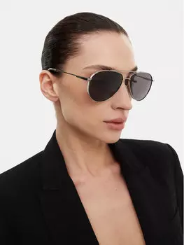 Солнцезащитные очки TSM3015 Trussardi, серебряный