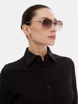 Солнцезащитные очки TSM3015 Trussardi, золотой