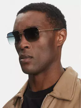 Солнцезащитные очки TSM3025 Trussardi, зеленый