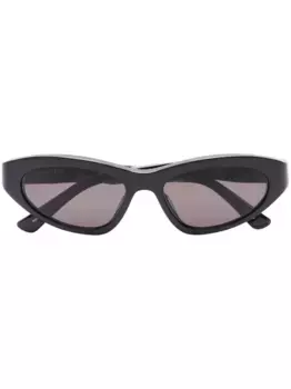 Солнцезащитные очки Twist с логотипом Balenciaga Eyewear, черный