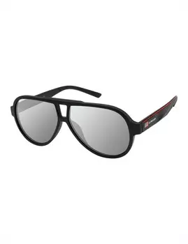 Солнцезащитные очки U.S. Polo Assn Mens Plastic Aviator, черный