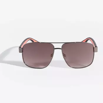 Солнцезащитные очки U.S. Polo Assn. Metal Aviator, матовый коричневый/оранжевый